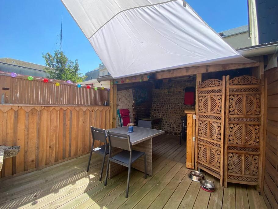 Yport, Maison De Pecheur Avec Jolie Terrasse. エクステリア 写真